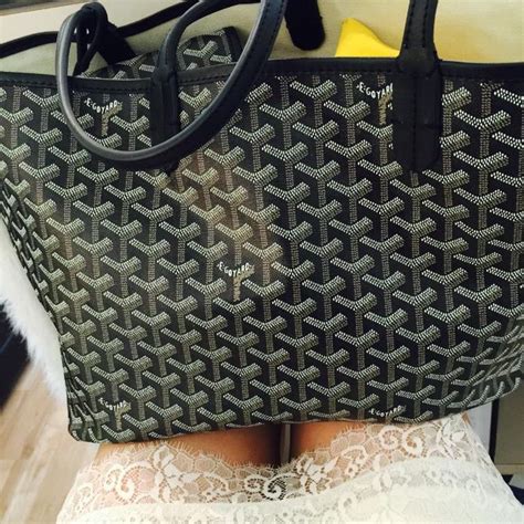 black replica goyard tote|authentic goyard bag.